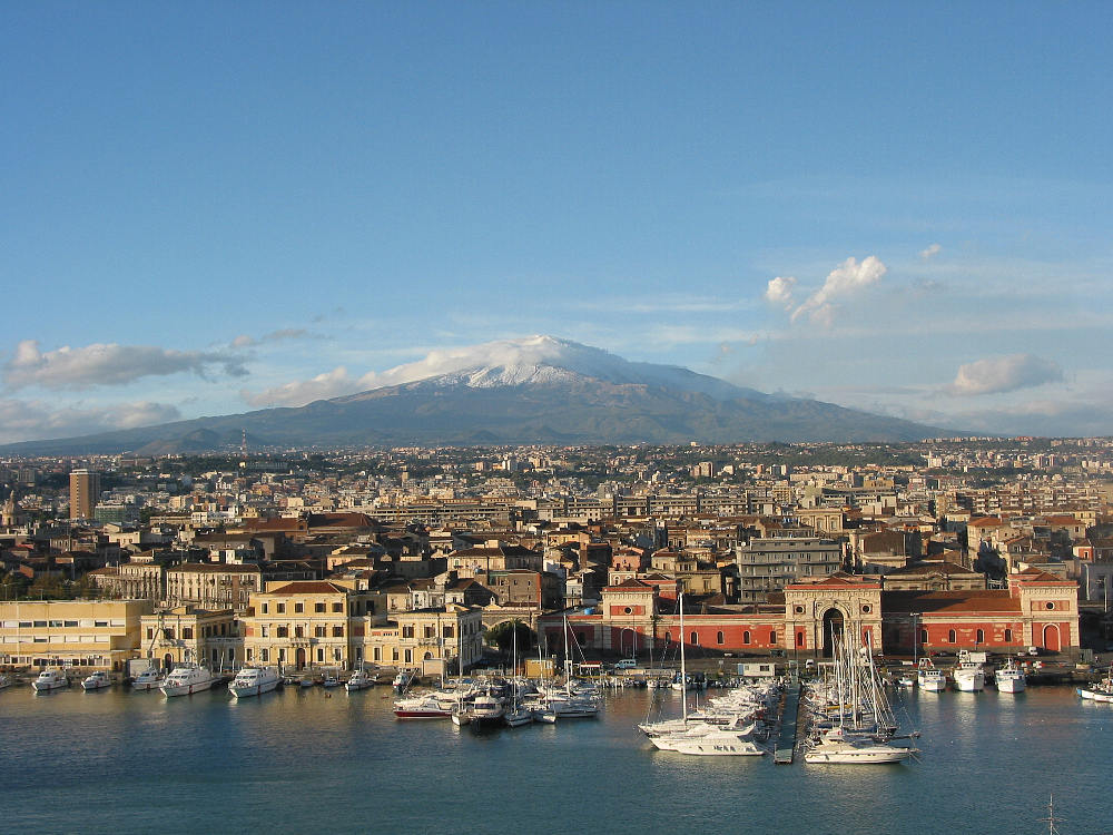 Catania with Mount Etna (c) A Giunta