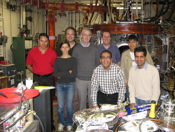 Auburn ADAS course participants in front of the CTH experiment